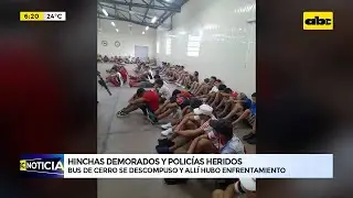 Superclásico: más de 100 hinchas demorados y policías heridos