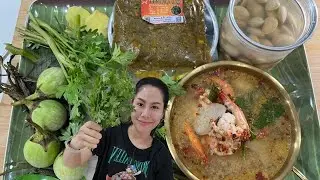 กินไตปลาคั่วสุกหมู กับสะตอดองผักหอมแย้ต้มยำกุ้งอร่อยมากๆค่ะ