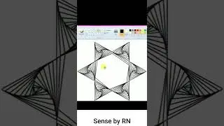 👉Ms Paint🌴Scenery drawing in MsPaint🎇Sense by RN🎇How to drawin paint in computer🌾@FRDrawingAcademy🌾