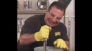 Phil Swift Stabs a Bucket 28 Times