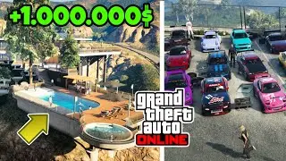 Meine neue VILLA in GTA 5 ONLINE! Tuning Treffen & Geld verdienen in GTA 5 ONLINE! GTA 5 Live