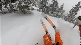 DEEP POWDER DAY; June Mountain, California