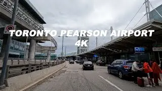 TORONTO 4K [DRIVING TOUR] - TORONTO PEARSON INTERNATIONAL AIRPORT (YYZ) - Terminal 3