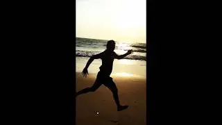 Running On Candolim Beach, Goa | MeHuLa