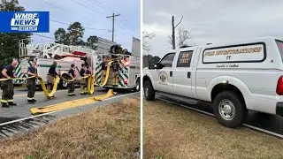 1 person seriously hurt after Conway-area fire