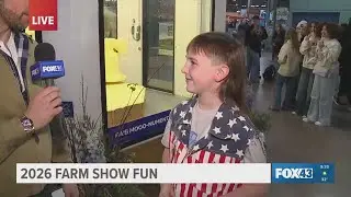 Young PA Farm show mullet contestant competing for a good cause