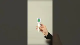 Бесконтактный термометр-пистолет c цветным дисплеем. Электронный градусник для измерения температуры