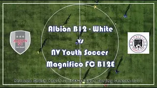 Albion B12 Academy V  vs NV Youth Soccer Magnifico FC B12E