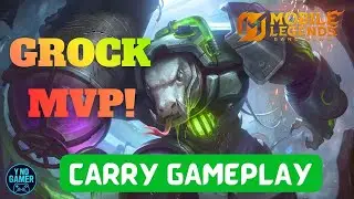Grock Full Carry Build! MVP Savage Defense &ndash; Mobile Legends