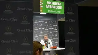 Akheem Mesidor Interview at University of Miami championship media day