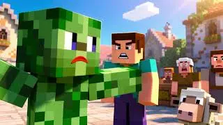 A Creeper Tried to Hug Everyone&hellip;  | Minecraft Story