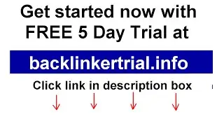 Get backlinks indexed free trial offer