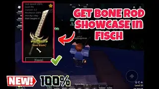 Как получить витрину костяных прутьев в игре Fisch! Roblox (полное руководство по крафту)