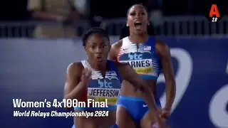 Women's 4x100m, World  Relays Championships 2024 #womenstrackandfield  #womens4x100m #worldrelays