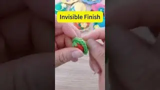 Crochet Tip:How to crochet invisible finish #crochettips #beginnersstitch #beginnermethod #handmade