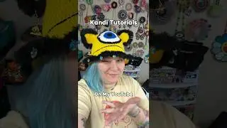 Looking for kandi tutorials? I gotchu 🖤#kandi #diy #5minutecrafts