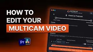 How to edit your multicam video with AutoCut Podcast ?