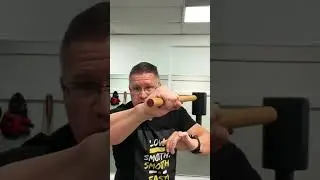 5 basic strikes with short self defense stick or Tanbo #shorts