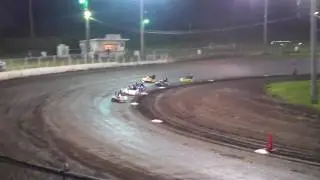 Newton Kart Klub 7-17-10 WRECK!!