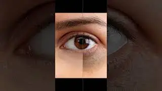 😦 கருவளையம் - Dark Circles'அ டக்குனு 1 min'ல Photoshop'ல Remove பண்ணலாம் 🔥 #photoshoptricks
