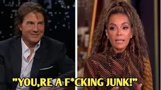 TOM cruise confronts with sunny Hostin in rare clash on the view