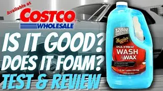 MEGUIARS Polymer Wash and Wax available at COSTCO | Best Car Wash Soap | Soap for Foam Cannon