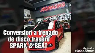 CONVERSION A DISCO TRASERO SPARK & BEAT