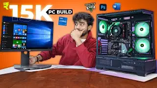 I Builded 15,000/-RS PC From Amazon - Let's Try Gaming & Software Over it!