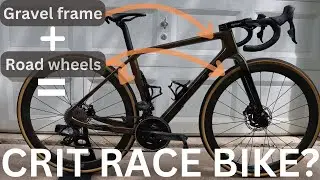 Racing a gravel bike in a crit race?  It was...... actually good!