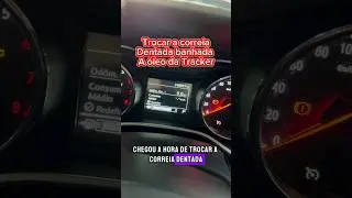 Troca da correia dentada da tracker 1.0 turbo 2022 #automobile #uberdriver