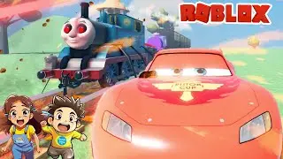 Thomas.EXE & Lightning McQueen Join Roblox Adventures! | Konas2002 Gameplay