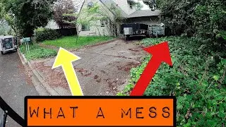 Yard Clean Up On Abandoned House. ( English )