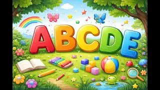 Learn ABCDE | Alphabet Songs A to E for Kids 🎵