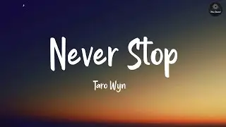 Never Stop (Lyrics) - Taro Wyn