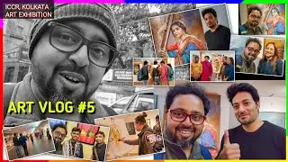 Art Vlog #5 Art Exhibition, ICCR Kolkata | Indian Council For Cultural Relation @anupamsartview4442