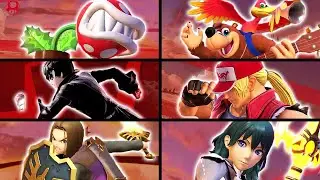 [SSBU] All DLC Fighter Victory Screens (Fighters Pass 1 + Piranha Plant)