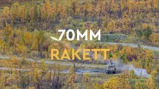 70 mm rakett Bl&aring;tind