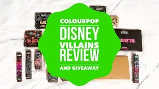 Colourpop Disney Villains Review + GIVEAWAY!