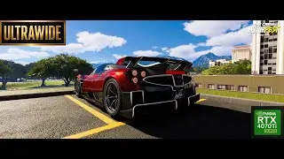 Pagani Imola - The Crew Motorfest - Moza CS V2P Wheel Gameplay - Ultrawide