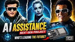ESP32 Enthiran Robot AI 🤖 | Button-Controlled Chitti 1.0, Chitti 2.0 & Nila (Real AI Demo) #esp32 