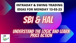 Trading Ideas for 13-03-23 - SBI & HAL @crediwealth