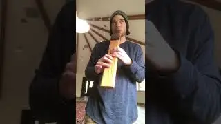 Red Cedar triple flute f# 440hz