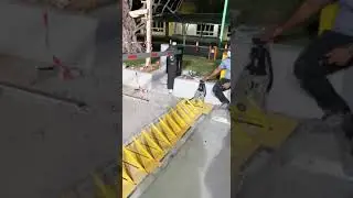 Automatic Tyre Killer Spike and Boom Barrier Combination Vehicle Access Control System