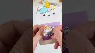 아코니 떡메 만들기! ☆unicorn☆ Mini Memo Pad #shorts #diy