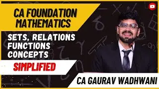 L66 | Types of Relations | Sets, Relations and functions | CA foundation Maths ICAI | Lecture 66