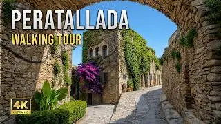 Peratallada, Spain 🏰 This Medieval Village Feels Frozen in Time | 4K Walking Tour