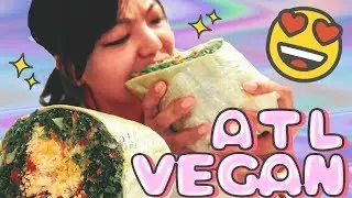 🌯🥗 Atlanta Vlog - WORLD'S BEST KALE WRAPS!