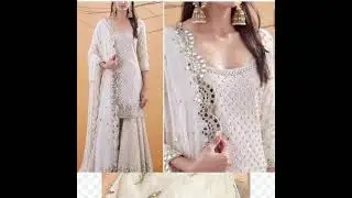 TRENDING WHITE COLOR SUITS/INDIAN ETHNIC SUITS #6