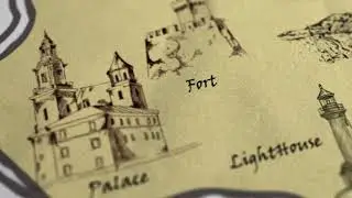 Explore the mesmerizing world of our Fantasy Map Animation