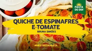 PASTAS DE MESTRE | Quiche de Espinafres e Tomate